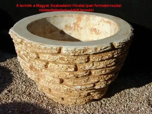 Rétegelt téglasoros váza- 42x30cm (LON136.1) Árengedmény