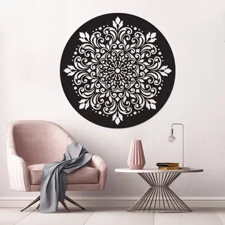 Expressz kézbesítés Kerek fa 3D mandala - Afrodité