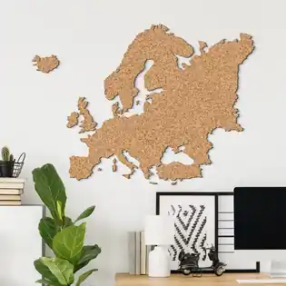 Parafa Európa térkép falra Korlátozott ajánlat
