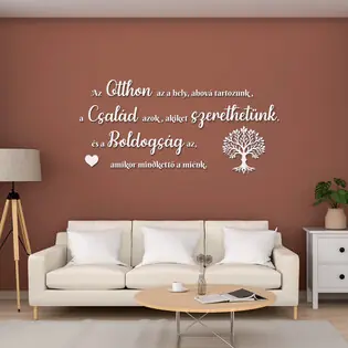 Utolsó esély Fali idézet - Otthon, Család, Boldogság