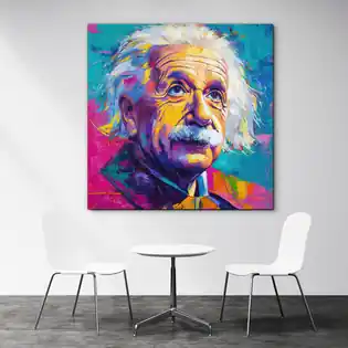Pop art kép - Albert Einstein Szezonális akció