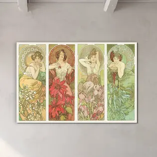 Fa kép - Alfons Mucha - Les Fleurs Kedvezmény