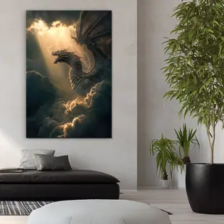 Fantasy falikép - Sárkány Kihagyhatatlan ajánlat