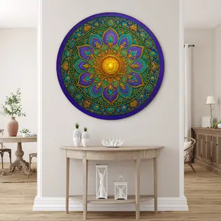 Gyógyító mandala a falra - A Kelet szíve Outlet