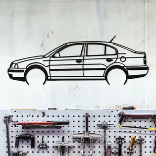 Akciós ár Fából készült autó sziluett - Škoda Octavia