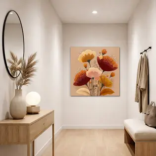 Árengedmény Boho kép - Őszi virágok
