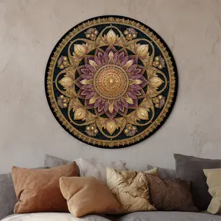 Olcsóbb Fából készült mandala a nappaliba - Spiritualitás