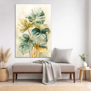 Azonnal elérhető Botanikai levélkép - Monstera