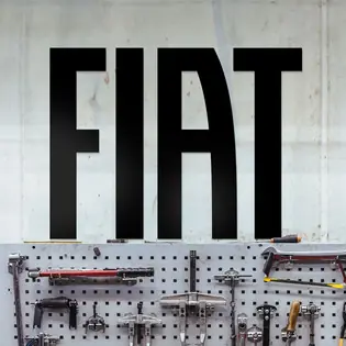 Gyors kiszállítás Fa fali fa logó - Fiat