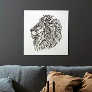 3D gravírozott fakép - Oroszlán Nézd meg most