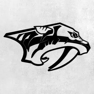 Exkluzív ajánlat NHL hoki fa logó - Nashville Predators