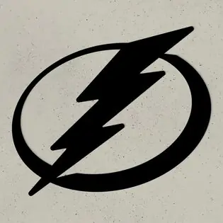 Kedvezmény Jégkorong logó a falra - Tampa Bay Lightning