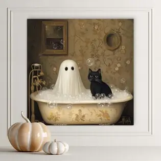 A halloweeni kép gyerekeknek - Szellem Nézd meg most