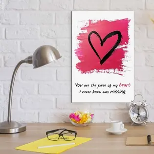 Expressz szállítás Valentin-napi falikép – Szív