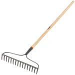 Azonnal elérhető TRUPER R-16AM GEREBLYE 16FOGÚ KERETES 138cm FA NYÉLLEL