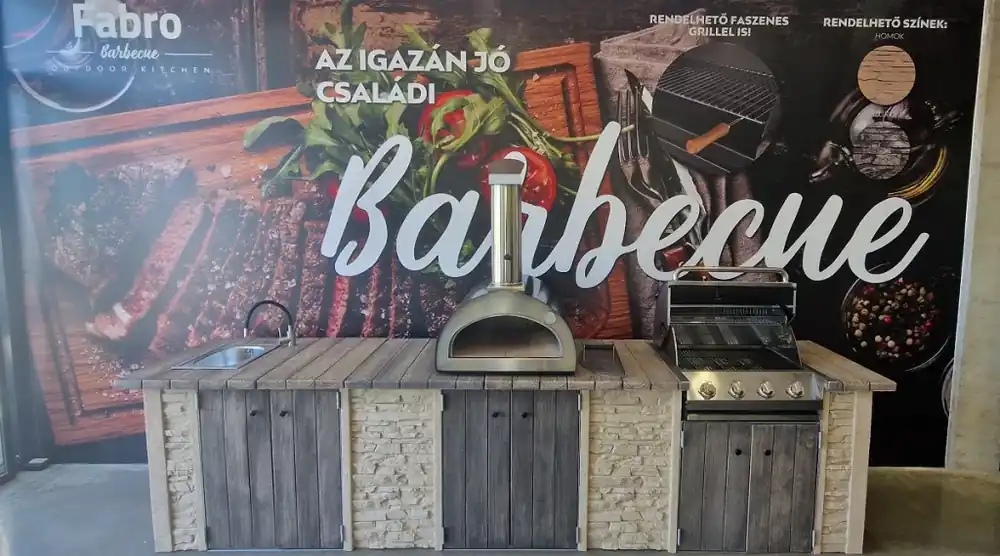 Fabro Outdoor kitchen kerti konyha, L méret Utolsó esély