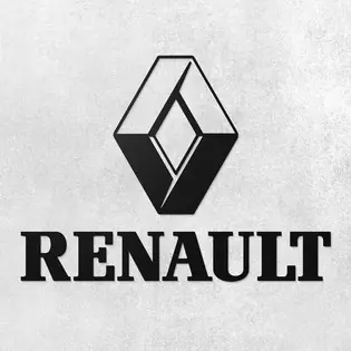 Expressz kézbesítés Renault - Autómárka falra szerelhető dekoráció