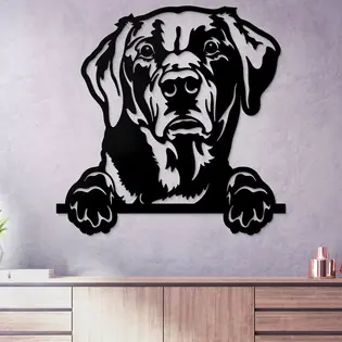 Akció 3D fa kép - Labrador