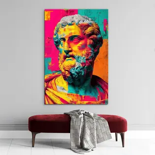 Ajánlat Színes pop art kép - Hippokratész