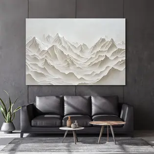 Vedd meg most Fehér kép - Minimalista hegyek