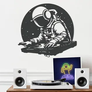 Alacsony ár Lézervágott falikép - DJ Űrhajós