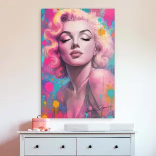 Ajánlat Pop art kép a nappaliba - Marilyn Monroe