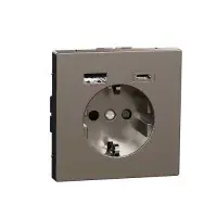 MERTEN 2P+F ALJ.BZS 2XUSB TÖLT. ACÉL Bestseller