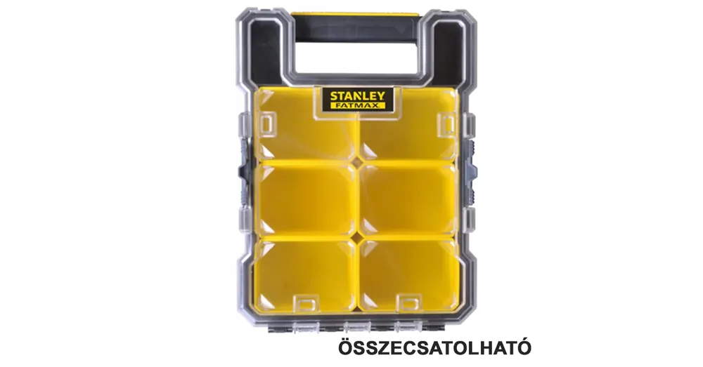 STANLEY FMST172378 SZORTIMENTER 346*260*112mm 8 RÉSZES CSAVARTÁROLÓ VÍZÁLLÓ Korlátozott ajánlat