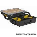 Expressz kézbesítés STANLEY STST175540 SZORTIMENTER 400*300*137mm 23 RÉSZES CSAVARTÁROLÓ
