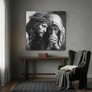 Vallásos kép - Mária szenvedése Kedvezmény