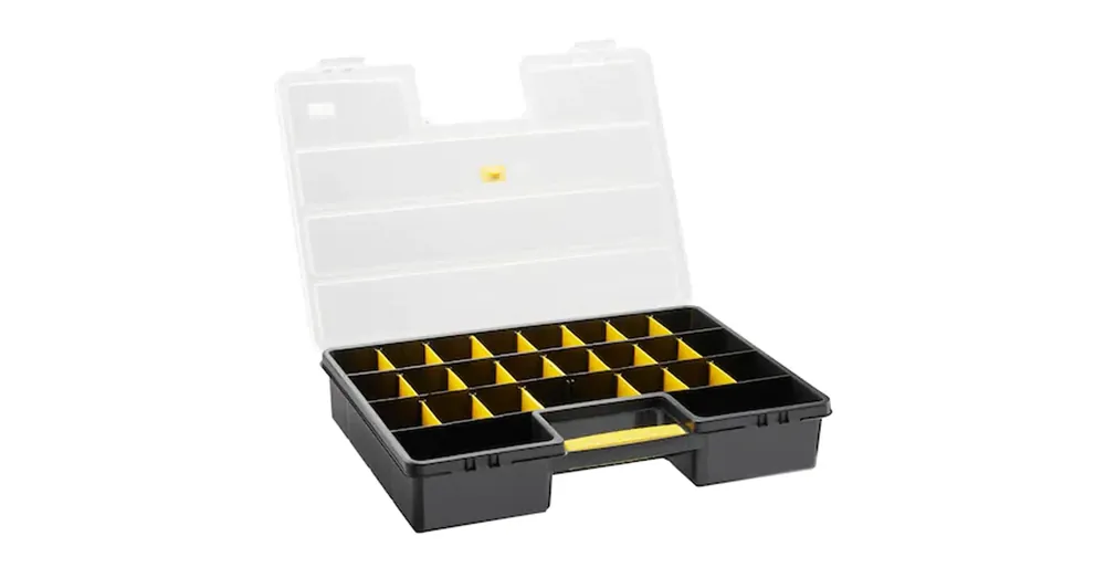 STANLEY 192762 SZORTIMENTER 460*335*80mm 26 RÉSZES CSAVARTÁROLÓ Prémium