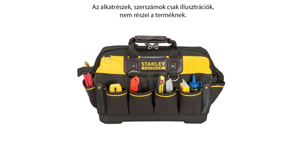 STANLEY 193950 SZERSZÁMTÁSKA SZÖVET ERŐSÍTETT FATMAX NYITOTT 49*26*28cm Kihagyhatatlan ajánlat