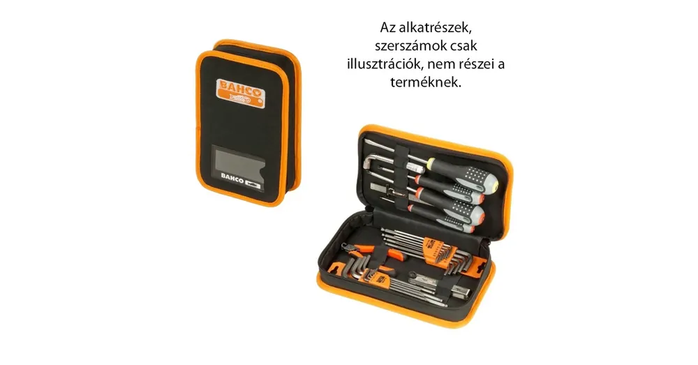 Vásárlói kedvenc BAHCO 4750FB5A SZERSZÁMTÁSKA SZÖVET 25,5*15,5*4cm