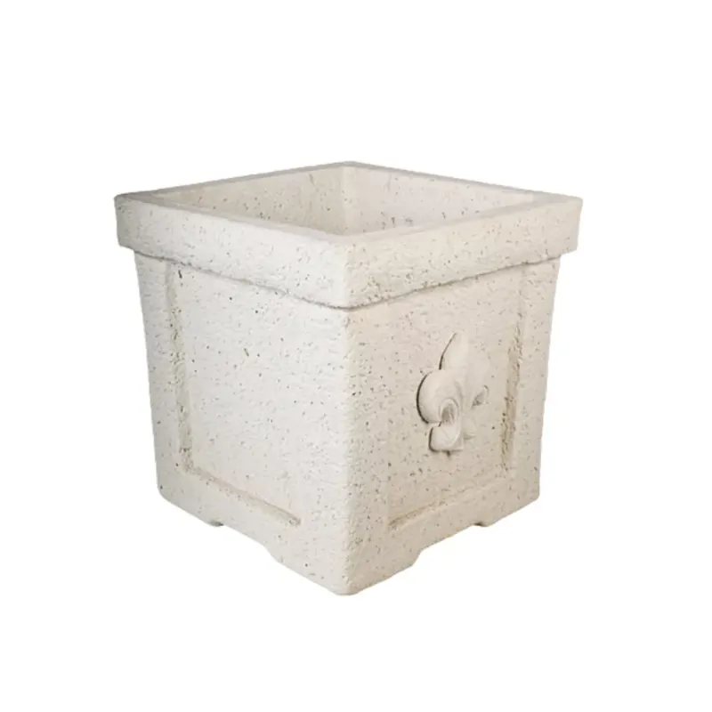 Utolsó esély Jován Firenze kocka váza fehér (50cm)