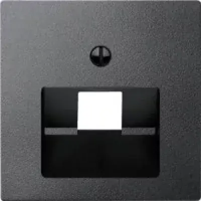SYSTEM M FEDLAP RJ45 1-ES ANTRACIT Akciós ár