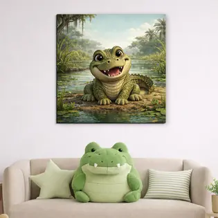 Vidám kép gyerekeknek - Krokodil Legjobb ár