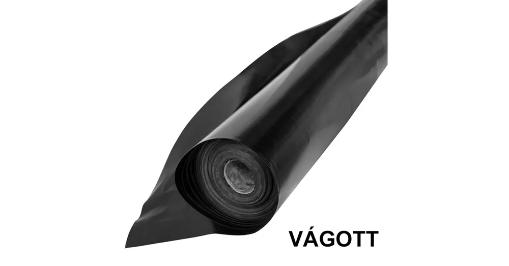 Prémium AGROFÓLIA 4.2M*0.12mm FEKETE VÁGOTT MAGYAR