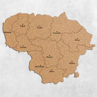 Para térkép a falra - Litvánia Biztonságos vásárlás