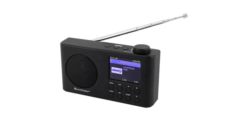 Ajánlat RÁDIÓ AKKUS WIFI/BLUETOOTH DAB+/FM FEKETE SOUNDMASTER IR6500SW