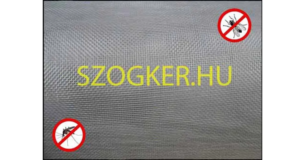 SZÚNYOGHÁLÓ 1.2M SZÖVÖTT SZÜRKE 1*1mm/0.2mm MAGYAR UTOLSÓ MÉTEREK Ne maradj le