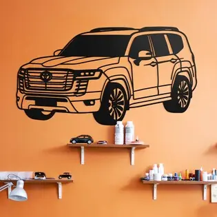 Vásárlói kedvenc Fából készült kép - Toyota Land Cruiser 300