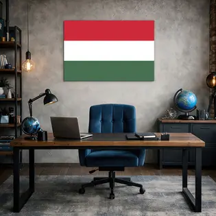 Fából készült állami zászló - Magyarország Kihagyhatatlan ajánlat