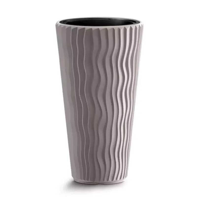 Kaspó Magas Függ.Hullámos, SLIM/mocca/7529U Korlátozott ajánlat