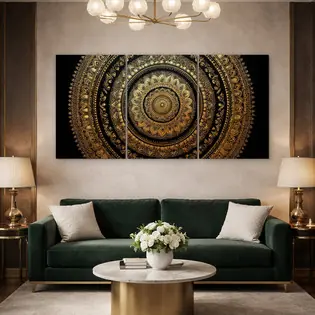 Korlátozott ajánlat Luxus mandala kép - Az éjszaka koronája