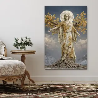 Kedvezmény Istennő művészi képe - Arany Gaia