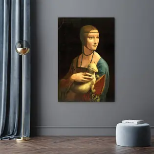 Kép - Leonardo da Vinci - Hölgy hermelinnel Olcsóbb