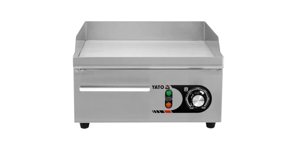YATO 04584 GRILL 365*460*220mm 2000W 360*380*6mm LAPOS SÜTŐLAP Alacsony ár