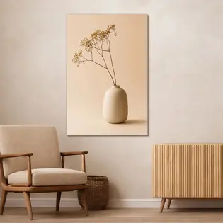 Rendeld meg most Minimalista fali kép - Szárított virágok
