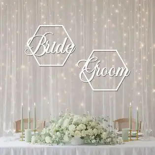 Rendeld meg most Esküvői feliratok - Bride és Groom