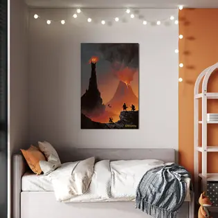 Népszerű Fából készült kép Szauron tornya - Mordor